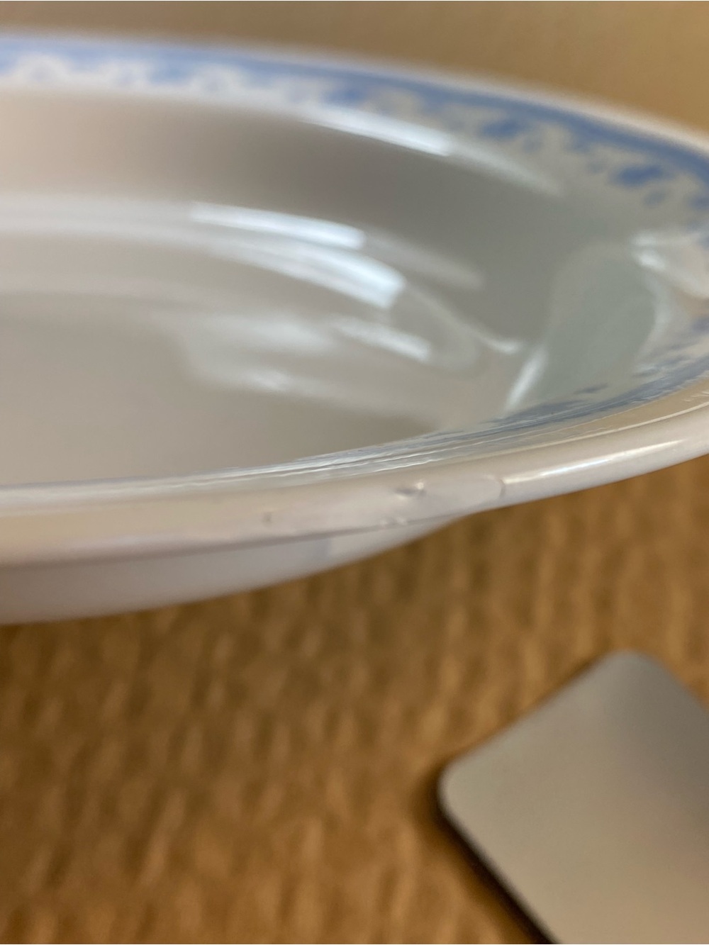 4 Corelle by Corning Morning Blue 8 1/2” Pasta Rimmed Bowls - Picture 8 of 12